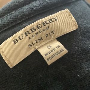 Lot of 3 BURBERRY slim fit Henley waffle shirts one long sleeve two short sleeve